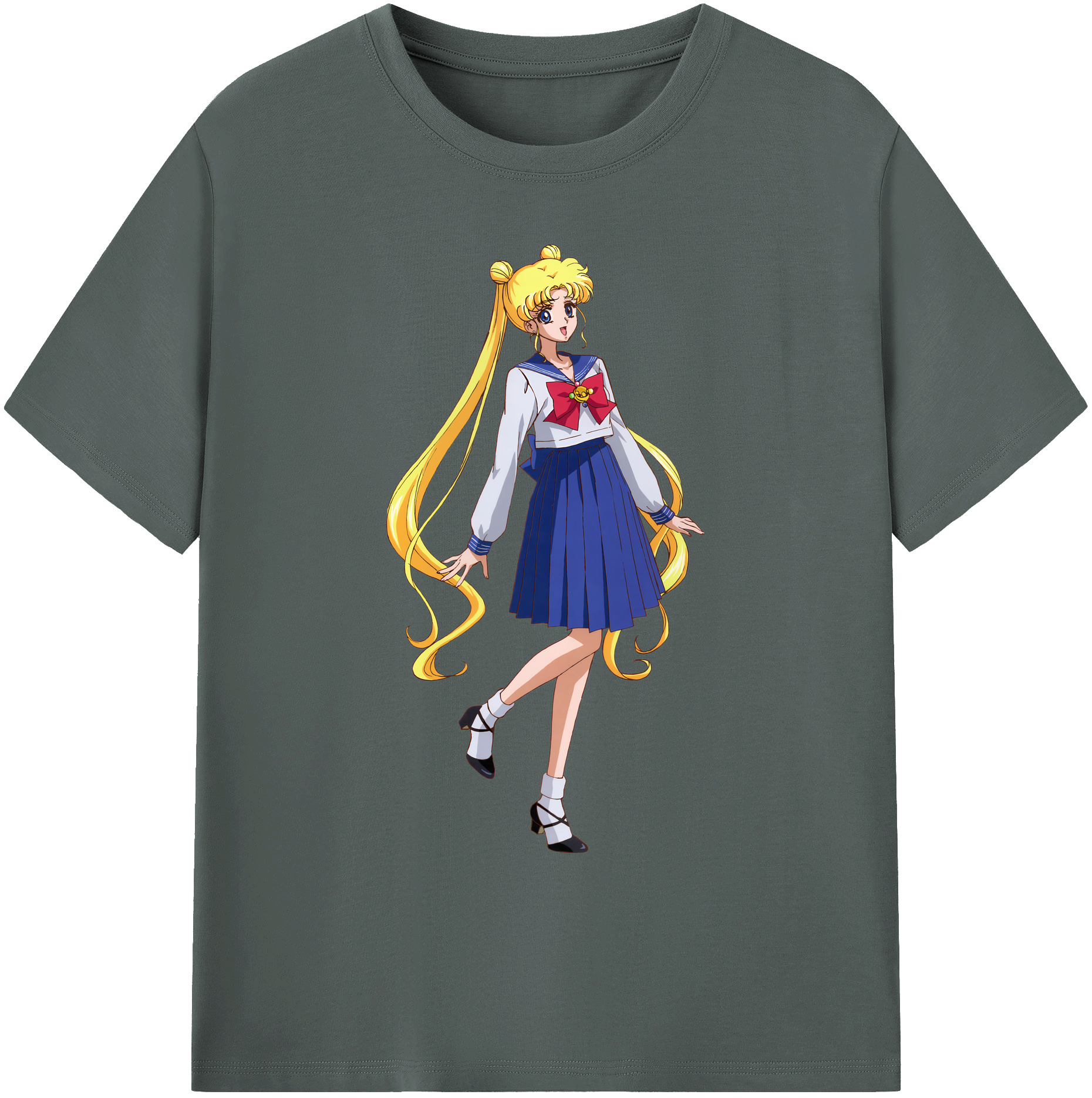 （画像用） 美少女戦士セーラームーン 愛野 美奈子 あいの みなこ Sailor Moon Aino Minako 綿100％ メンズ半袖Tシャツ｜肌触りやわらか＆通気性